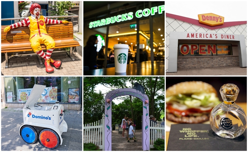 Little Stories Behind Big Fast Food Restaurants | Alamy Stock Photo