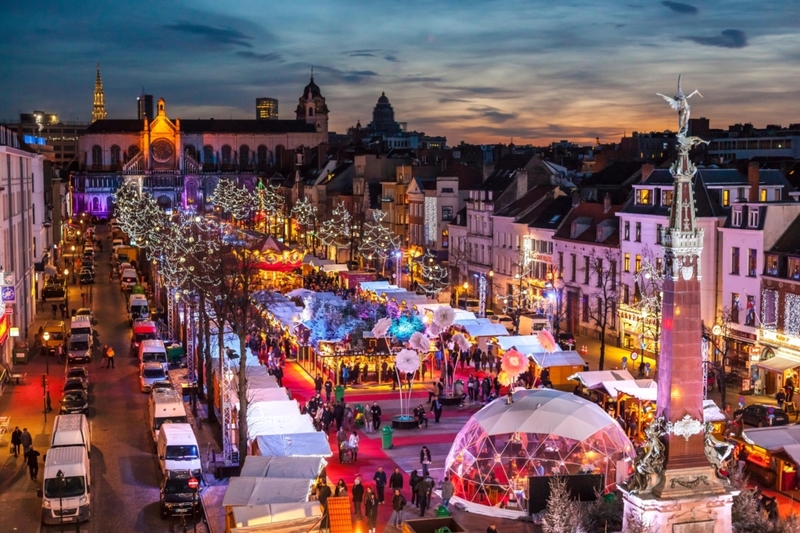 Christmas Market in Brussels | Alamy Stock Photo by Wim Wiskerke