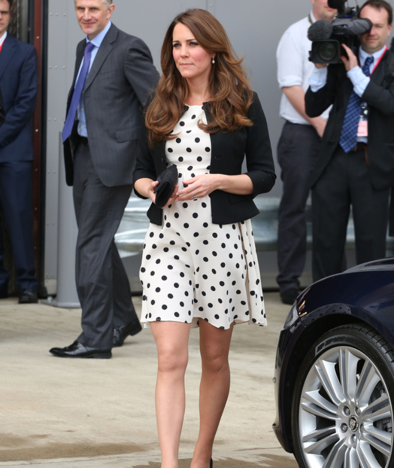 Polka-Dot Topshop Dress - April 2013 | Shutterstock